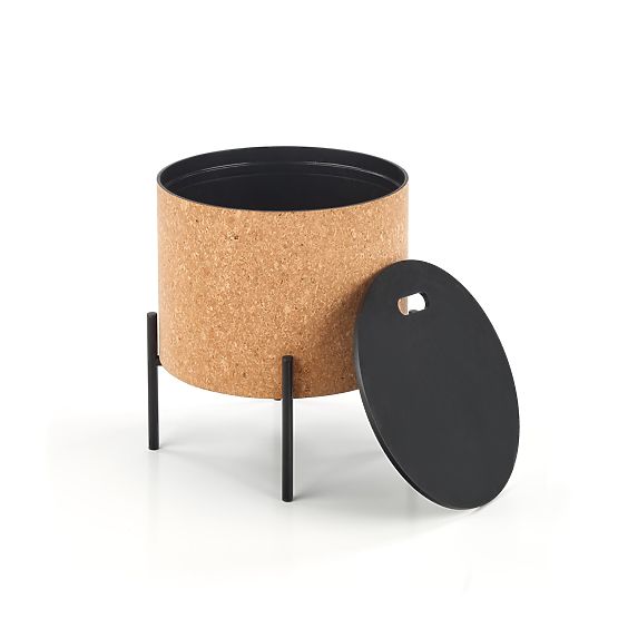 SASHA asztal természetes/fekete (1p=1db)