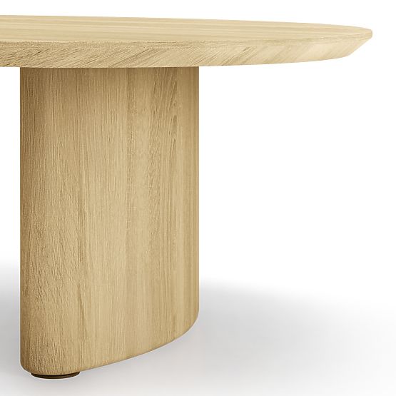 Segretto dohányzóasztal, ovális, természetes tölgy