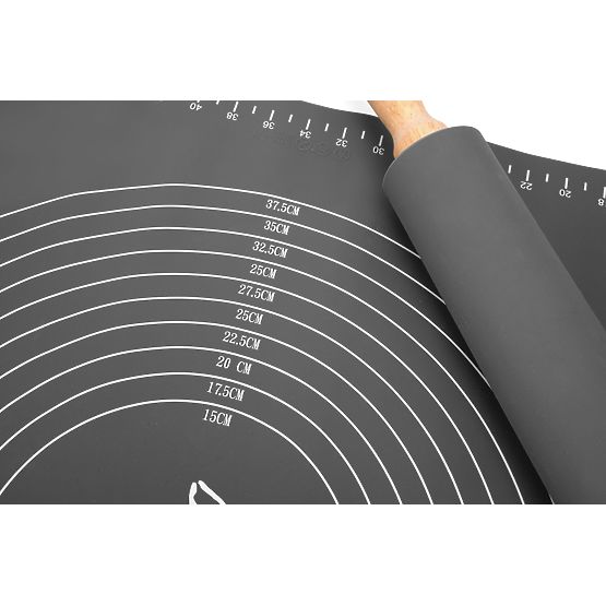 SELMA grafitszínű szilikon munkalap 70x50 cm