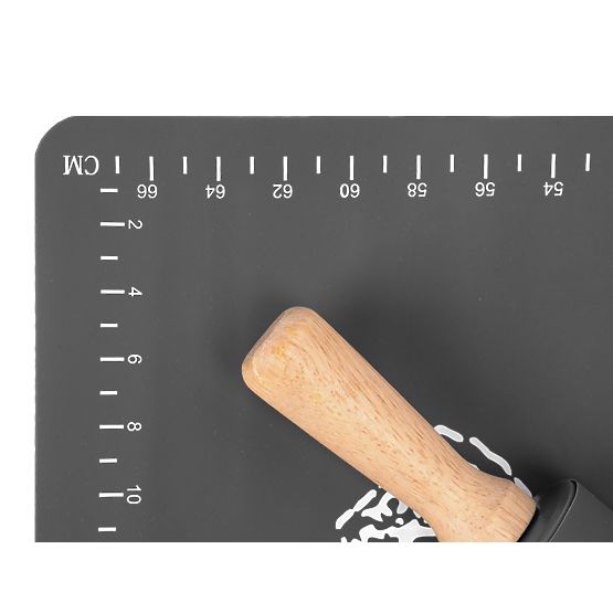 SELMA grafitszínű szilikon munkalap 70x50 cm