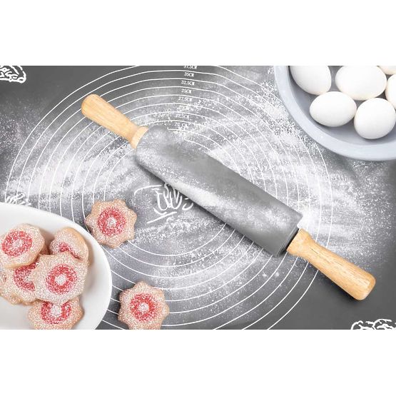 SELMA grafitszínű szilikon munkalap 70x50 cm