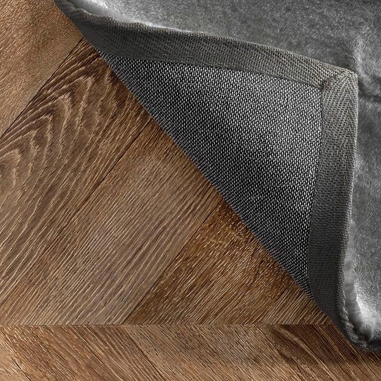 Selyem szőnyeg Rabbit - Sötétszürke