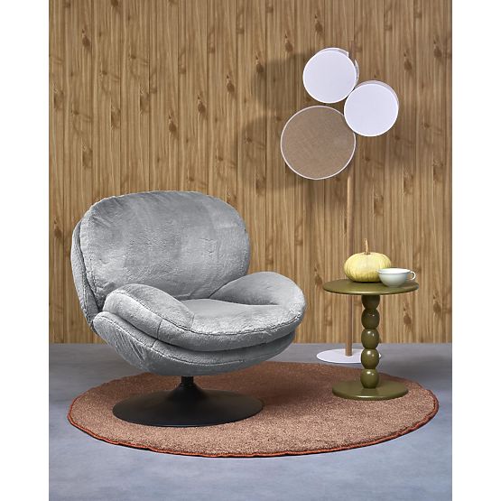 SHELL relaxációs fotel, szürke (1p=1db)