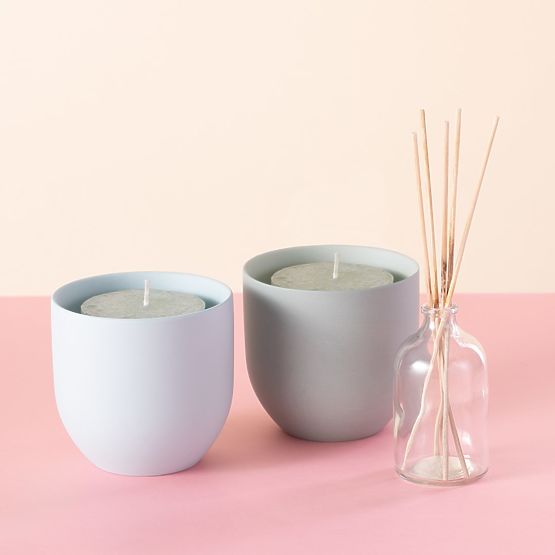 SHIRE gyertyatartó tengeri szín modern stílusú belső terekhez ameliahome