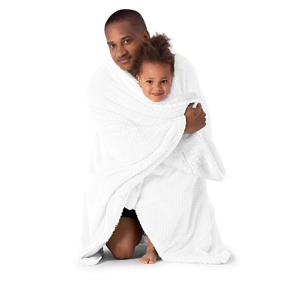 SHLEEPY takaró fehér színű, jacquard mintás, klasszikus stílusú, 130x180