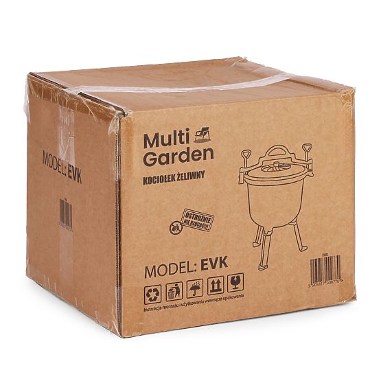 Smalíř öntöttvas zománcozott 5L álló fazék vadász tábori grill MultiGarden