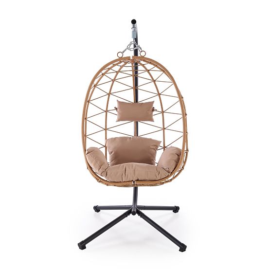 Kerti szék SNAKE, természetes / bézs