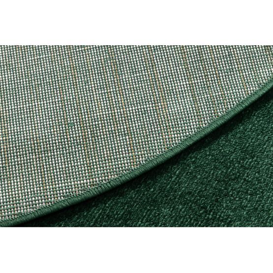 SOFTY kerek szőnyeg Egyszínű, Egyszínű, erdő zöld