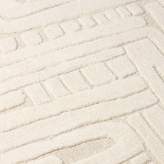 Sophia téglalap alakú szőnyeg, tuftált, pamut, krémszínű, Szőnyeg mérete: 120x180