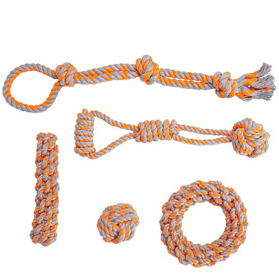 SPANKY 5 darabos kutyahúzó játék készlet