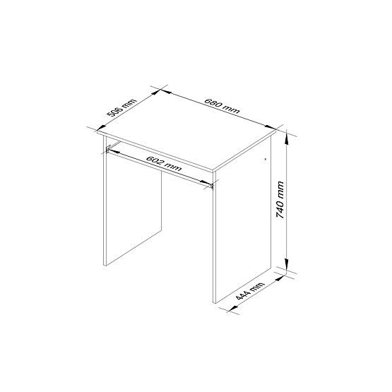 STAR PK FEHÉR ÍRÓASZTAL