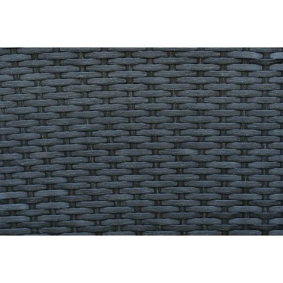 SUCCESSO szürke technorattan napozóágy szett asztallal