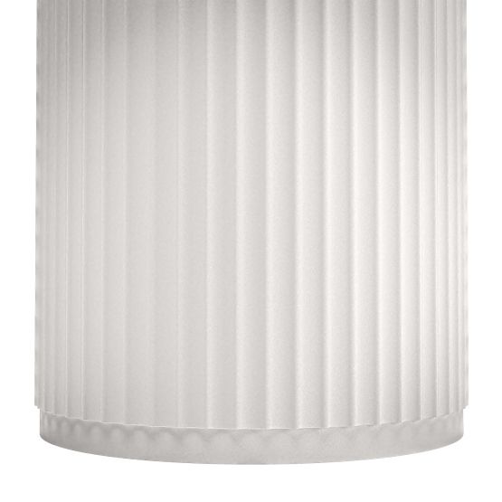 Szabadon álló Ciriola mosdókagyló, kompozit, 45x90 cm, fehér, bordázott