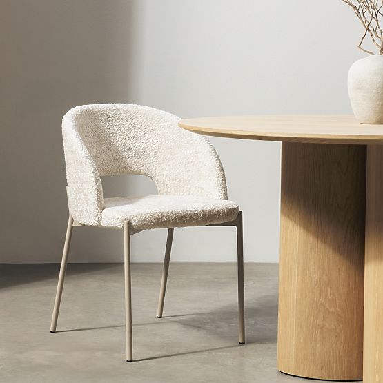 Szék háttámla nyílással Jazz, világos bézs