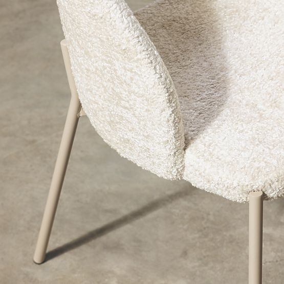 Szék háttámla nyílással Jazz, világos bézs