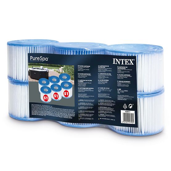 Szűrők S1 teljes készlet 6 db Pure SPA INTEX 29011