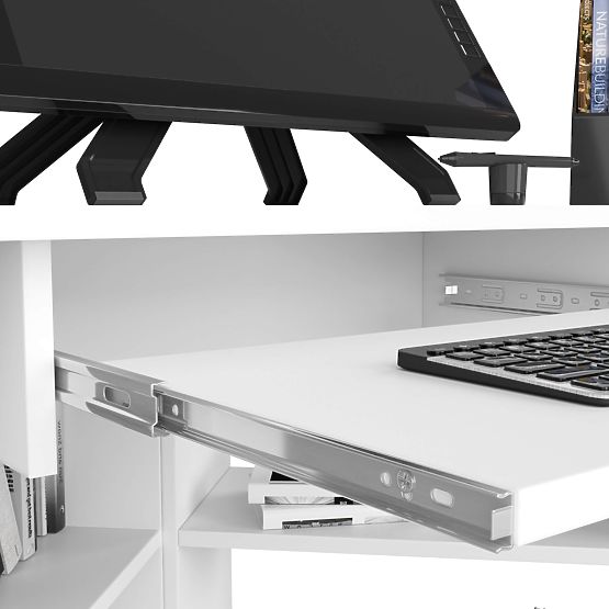 TED PK FEHÉR ÍRÓASZTAL