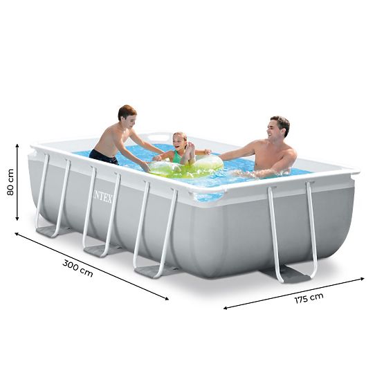 Téglalap alakú medence 300x175 cm