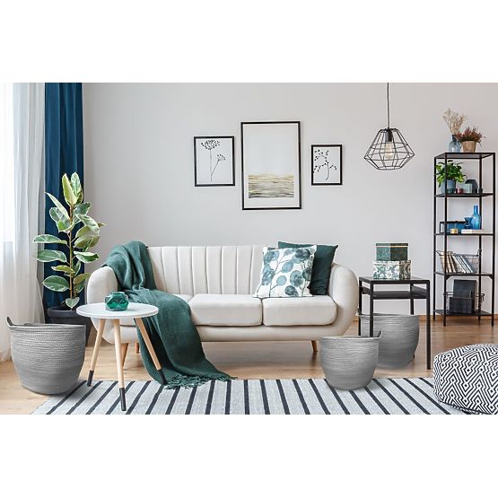 Természetes BOHO kosarak - 3 darabos készlet