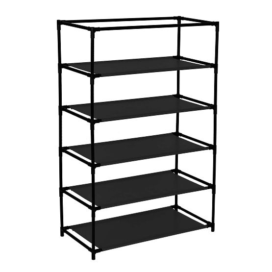 Textil cipőtároló Mona sötétbarna