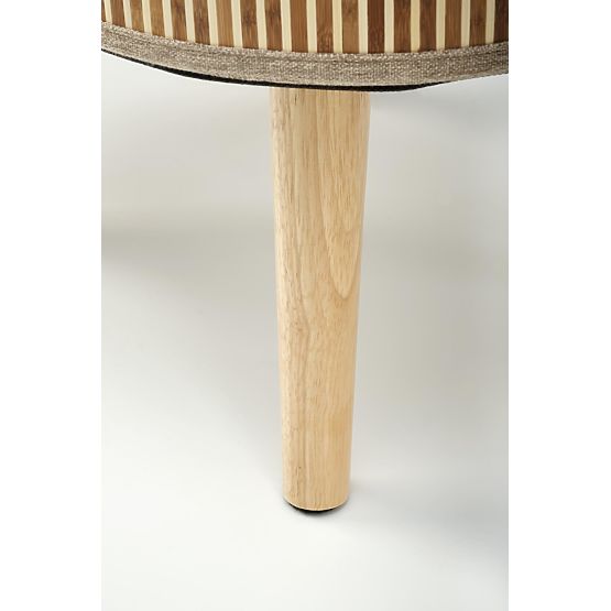 TICO 2 darabos puff készlet tárolóhellyel, bézs