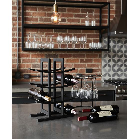 Todgar fekete bambusz borállvány