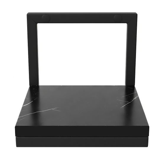 TORGET FEKETE MÁRVÁNY FALI VIRÁGTARTÓ