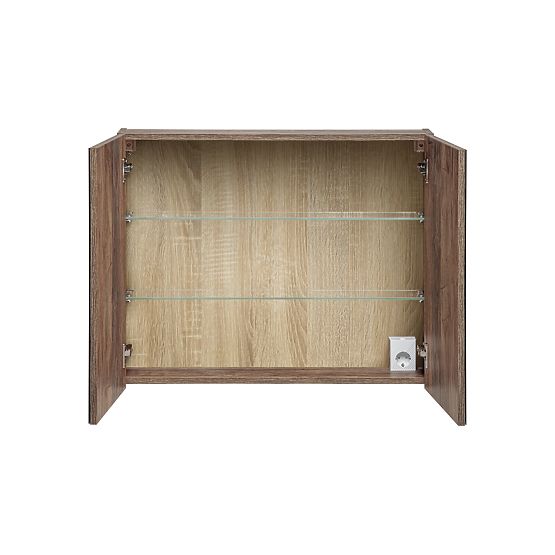 Tükrös szekrény 80 cm 2 ajtó