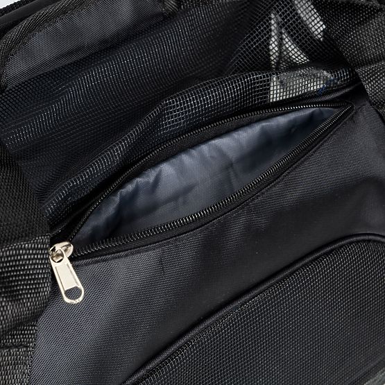 Utazó állatszállító táska macskának, kutyának, fekete