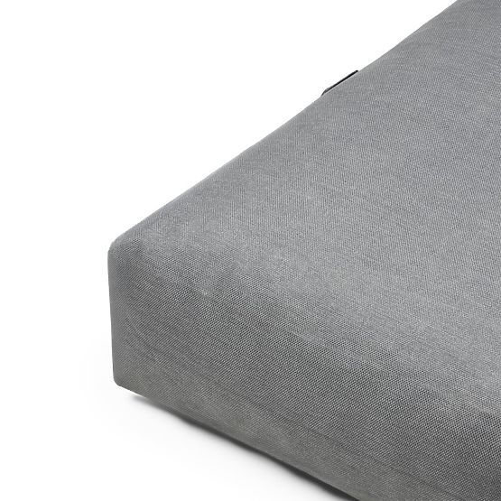 Vacuum kerti sarokgarnitúrához való ottomán huzattal, szürke