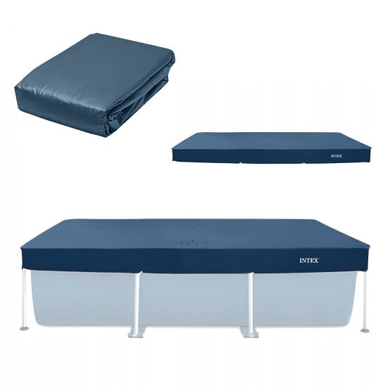 Védő takaró fólia keretes medencéhez 2,6x1,6m Intex 28036