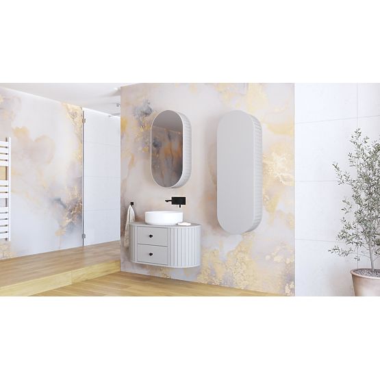 VENEZIA 1 ajtós tükörszekrény kasmír (2p=1db)