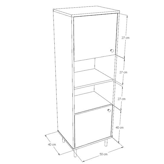 Venus fehér loft nappali vitrin