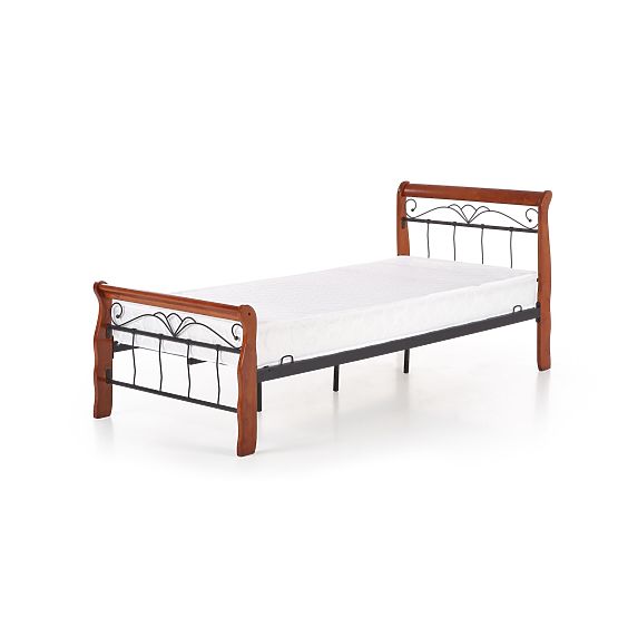 VERONICA ágy 90 cm cseresznye ant./fekete
