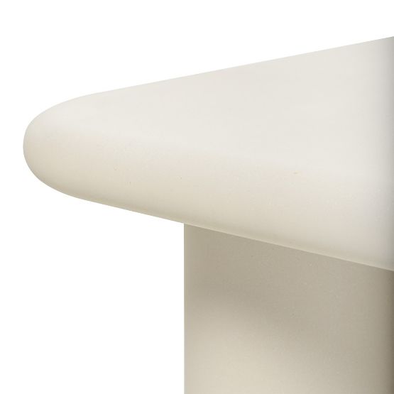 Vibonis kerti asztal 70 cm, négyzet alakú, cement, világos bézs