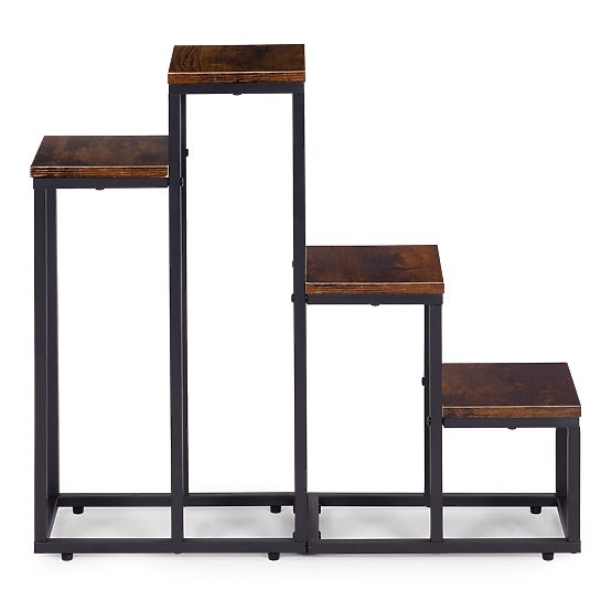 Virágállvány 4 polccal loft ModernHome