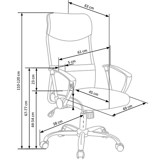 Vire irodai szék - fehér