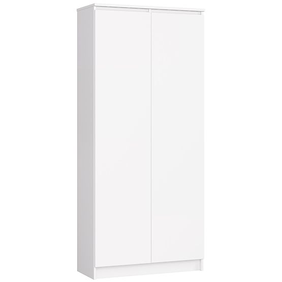 ZÁRT POLC R80 2D 8P CLP FEHÉR