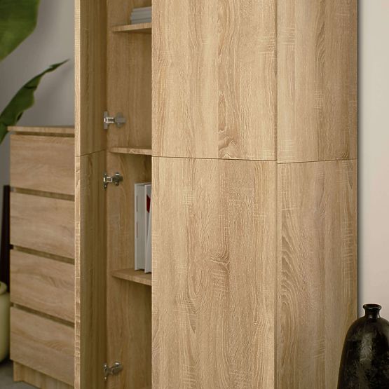 ZÁRT POLC R80 2D 8P CLP SONOMA TÖLGY