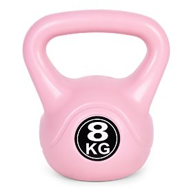8 kg-os rózsaszín ModernHome kettlebell edzéshez