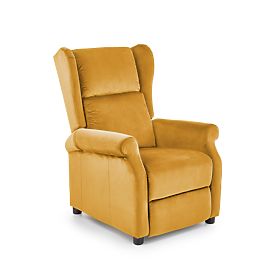 AGUSTIN 2 relaxációs fotel mustársárga