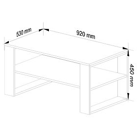 ALEX KONFERENCIAASZTAL SONOMA TÖLGY / FEKETE