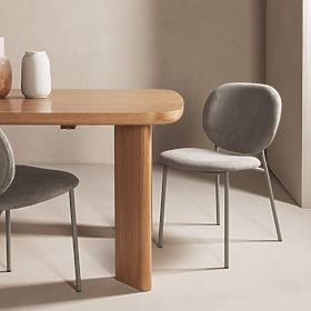 Alexa étkezőszék, világosbarna/bézs lábakkal