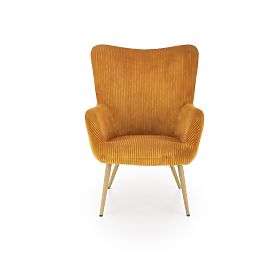 AMARO relax fotel - mustár, Halmar