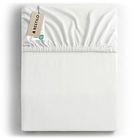 AMBER lepedő fehér szín klasszikus stílus anyag jersey 180-200x200 DecoKing