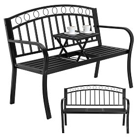 BANCO fém kerti pad