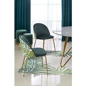 BONELLO asztal, lap - szürke márvány, lábak - arany (2p=1ks)