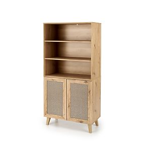 BORNEO REG-1 polc tölgy artisan/fekete (2p=1db)