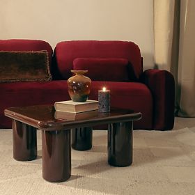 Cherry dohányzóasztal 70 cm, csokoládé színű, fényes