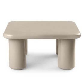 Cherry dohányzóasztal 70 cm, sötét bézs, fényes